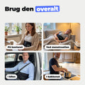 Varmebælte på kontoret, ved menstruation, i bilen og i køkkenet