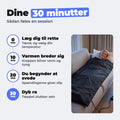 Sådan føles 30 minutter i saunatæppet